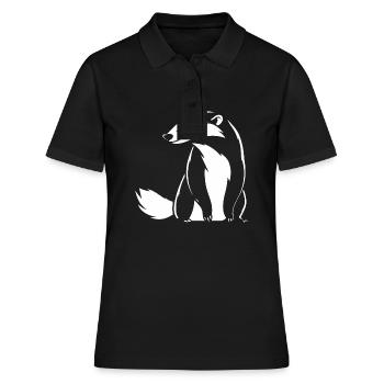 Honey badger - Women's Polo Shirt - black - Front - Ailine (174cm)
