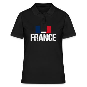 Français Français France - Polo Femme - noir - Devant - Ailine (174cm)