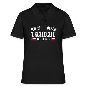 Tchèques République tchèque - Polo Femme - noir - Devant - Ailine (174cm)