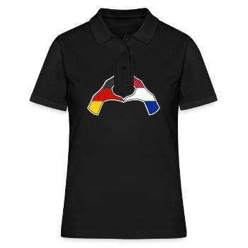 Pays-Bas Pays-Bas Allemagne Pays-Bas - Polo Femme - noir - Devant - Ailine (174cm)