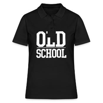 Old School - Polo Femme - noir - Devant - Ailine (174cm)