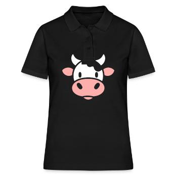 vache - Polo Femme - noir - Devant - Ailine (174cm)