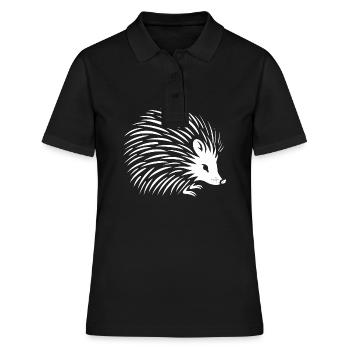 Porc-épic - Polo Femme - noir - Devant - Ailine (174cm)