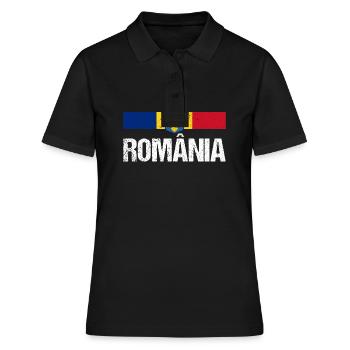 Roumains Roumanie - Polo Femme - noir - Devant - Ailine (174cm)