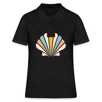 shell - Women's Polo Shirt - black - Front - Ailine (174cm)