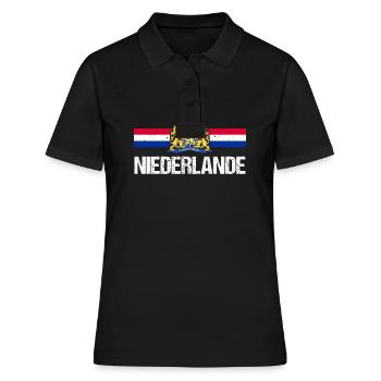 Pays-Bas Pays-Bas - Polo Femme - noir - Devant - Ailine (174cm)