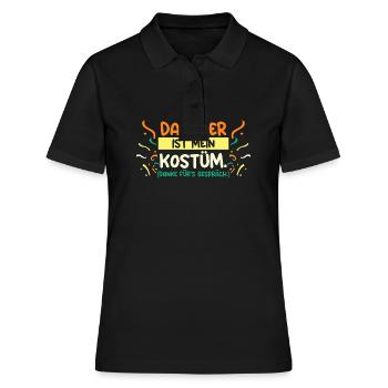 Carnaval de Jecken Carnaval - Polo Femme - noir - Devant - Ailine (174cm)