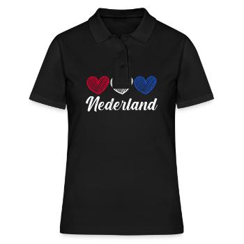 Pays-Bas Pays-Bas - Polo Femme - noir - Devant - Ailine (174cm)