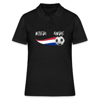 Pays-Bas Pays-Bas - Polo Femme - noir - Devant - Ailine (174cm)