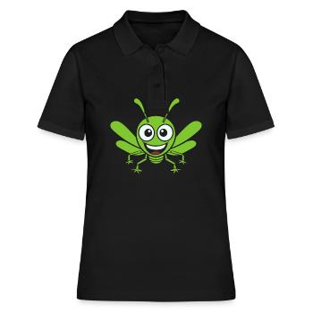 Grasshopper - Women's Polo Shirt - black - Front - Ailine (174cm)