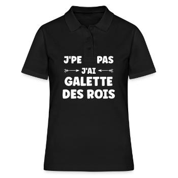 Galette - Polo Femme - noir - Devant - Ailine (174cm)