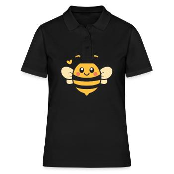 Abeille - Polo Femme - noir - Devant - Ailine (174cm)