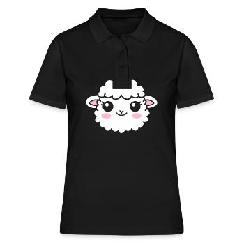 Sheep - Women's Polo Shirt - black - Front - Ailine (174cm)