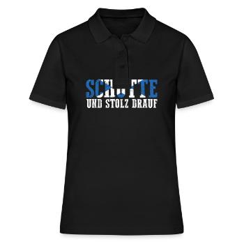 Schotten Schottisch Schottland - Frauen Polo Shirt - Schwarz - Vorne - Ailine (174cm)
