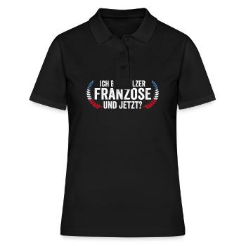 Français Français France - Polo Femme - noir - Devant - Ailine (174cm)
