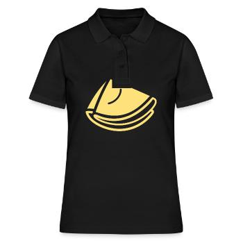 crêpe - Polo Femme - noir - Devant - Ailine (174cm)