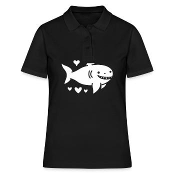 Requin - Polo Femme - noir - Devant - Ailine (174cm)