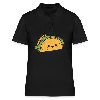 Tacos - Women's Polo Shirt - black - Front - Ailine (174cm)