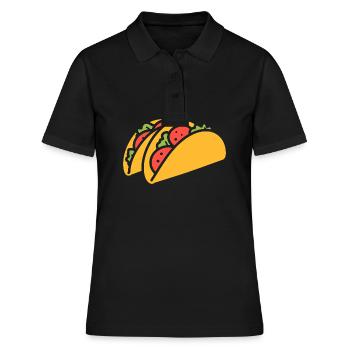 Tacos - Women's Polo Shirt - black - Front - Ailine (174cm)