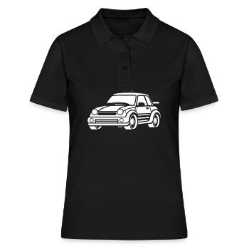 Rallye-Fahrzeug - Frauen Polo Shirt - Schwarz - Vorne - Ailine (174cm)