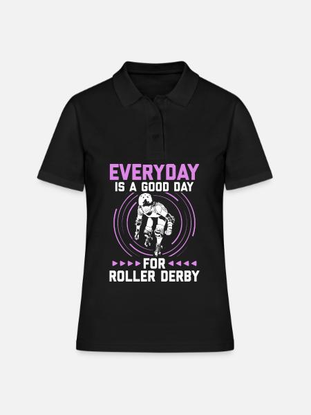Roller derby - Polo Femme - noir