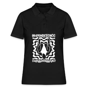 Turmspringen Turmspringer Salto - Frauen Polo Shirt - Schwarz - Vorne - Ailine (174cm)