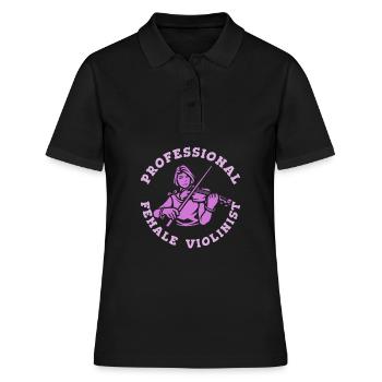 Violon Violon - Polo Femme - noir - Devant - Ailine (174cm)