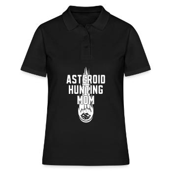 Space Space Mama Astroid Diversion - Polo Femme - noir - Devant - Ailine (174cm)