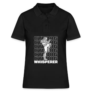 Robotique Ai Robot Cyborg - Polo Femme - noir - Devant - Ailine (174cm)