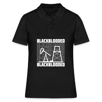 Plate-forme pétrolière Black Blood - Polo Femme - noir - Devant - Ailine (174cm)