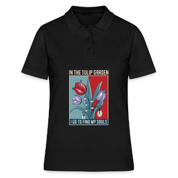 Tulipe Soul Tulipes - Polo Femme - noir - Devant - Ailine (174cm)