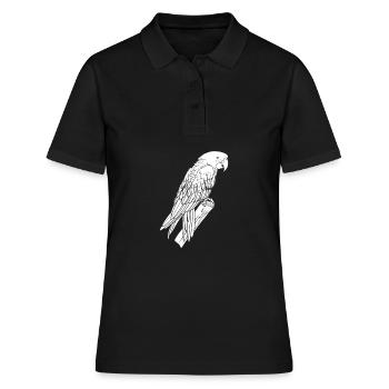 Branche de perroquet - Polo Femme - noir - Devant - Ailine (174cm)