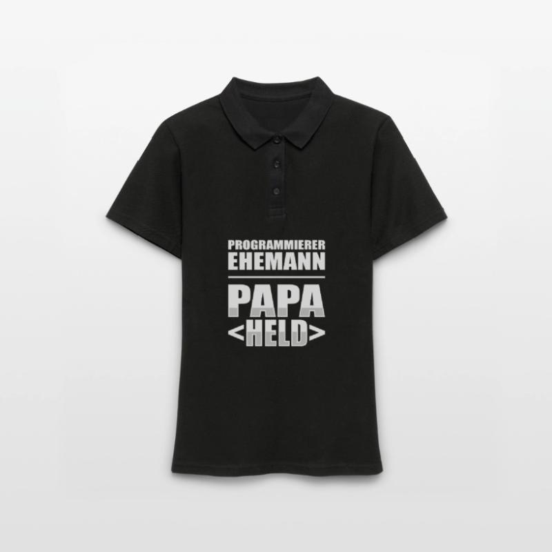 Entwickler Coder Programmierer Vater Frauen Polo Shirt