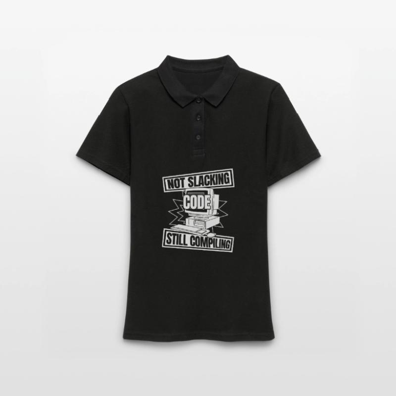 Entwickler Coder Programmierer Computer Frauen Polo Shirt