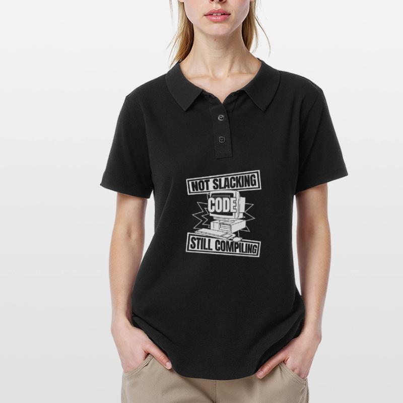 Entwickler Coder Programmierer Computer Frauen Polo Shirt