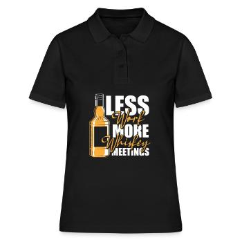 Whisky Whisky Humour - Polo Femme - noir - Devant - Ailine (174cm)