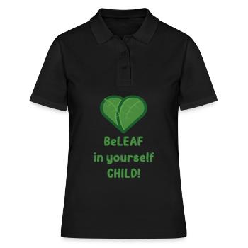 Hobby Jardinier Jardin Enfant Jardinage Père - Polo Femme - noir - Devant - Ailine (174cm)