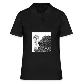Thanksgiving Poster - Frauen Polo Shirt - Schwarz - Vorne - Ailine (174cm)
