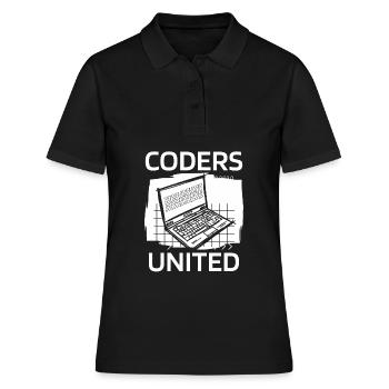 Developer Coder Programmer - Women's Polo Shirt - black - Front - Ailine (174cm)
