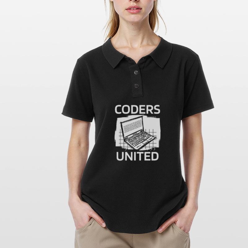 Entwickler Coder Programmierer Frauen Polo Shirt