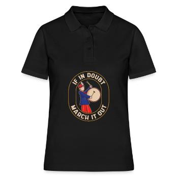 Fanfahrzug Spielmannszug Lustig - Polo Femme - noir - Devant - Ailine (174cm)