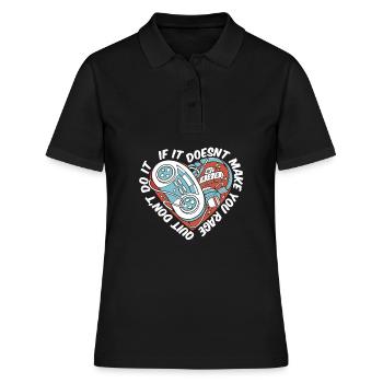 Gamer Gaming Wut - Frauen Polo Shirt - Schwarz - Vorne - Ailine (174cm)