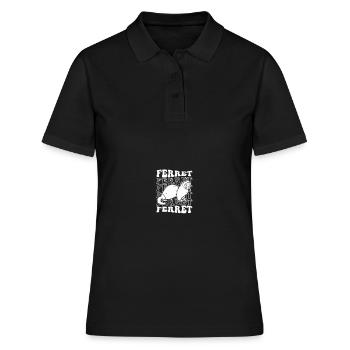 Putois furet - Polo Femme - noir - Devant - Ailine (174cm)