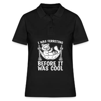 Putois furet - Polo Femme - noir - Devant - Ailine (174cm)