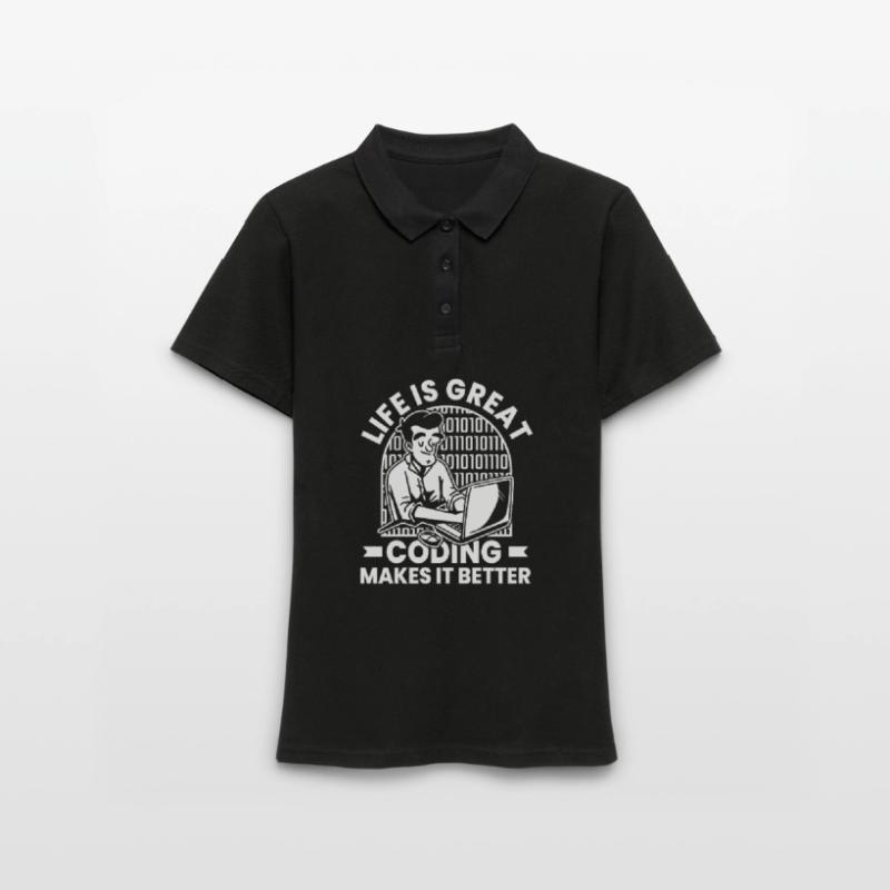 Developer Coder Programmer Humor Women's Polo Shirt