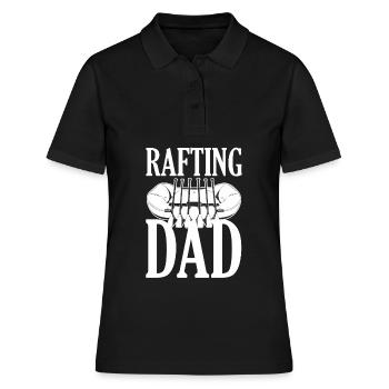 Rafting Wildwasser Rafting - Frauen Polo Shirt - Schwarz - Vorne - Ailine (174cm)