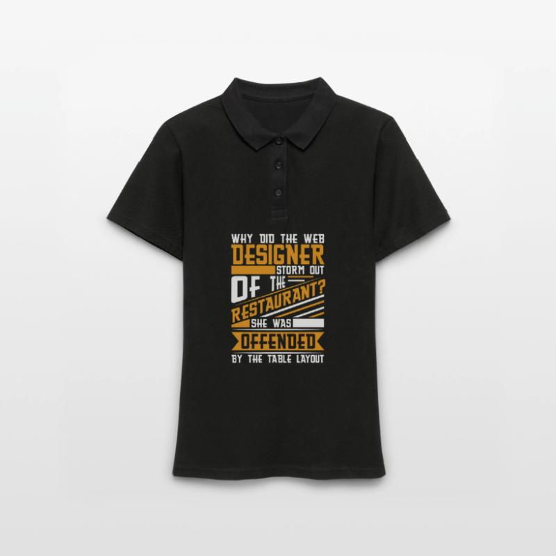 Web Developer Web Developer Funny Women's Polo Shirt