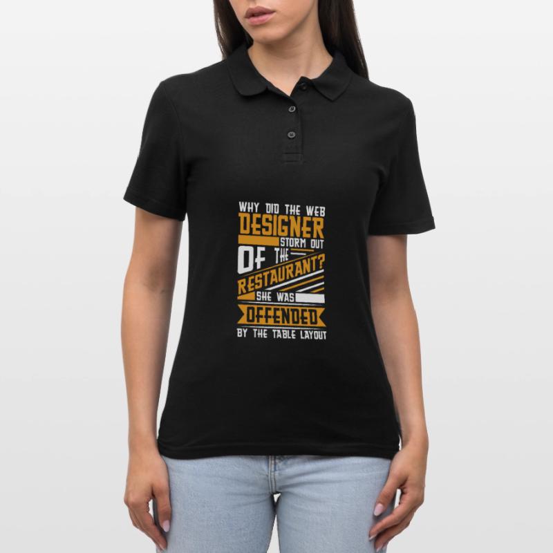 Web Developer Web Developer Funny Women's Polo Shirt
