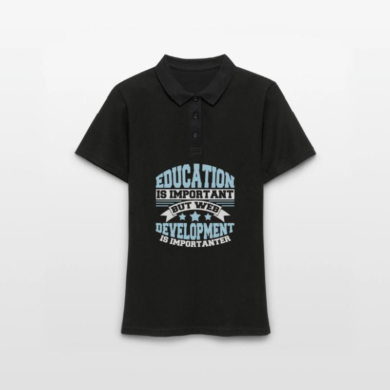 Web Developer Web Developer Funny Women's Polo Shirt