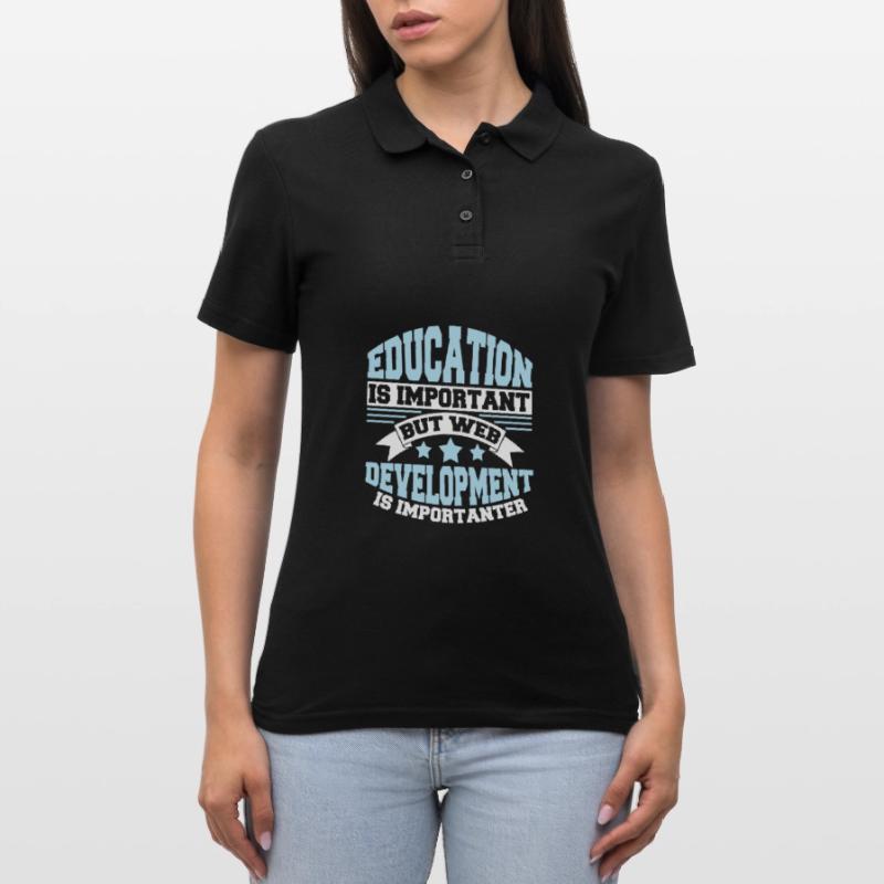 Web Developer Web Developer Funny Women's Polo Shirt